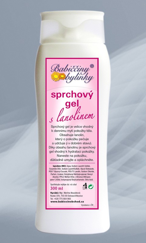 BABIČČINY BYLINKY® - Sprchový gel s lanolinem 300ml