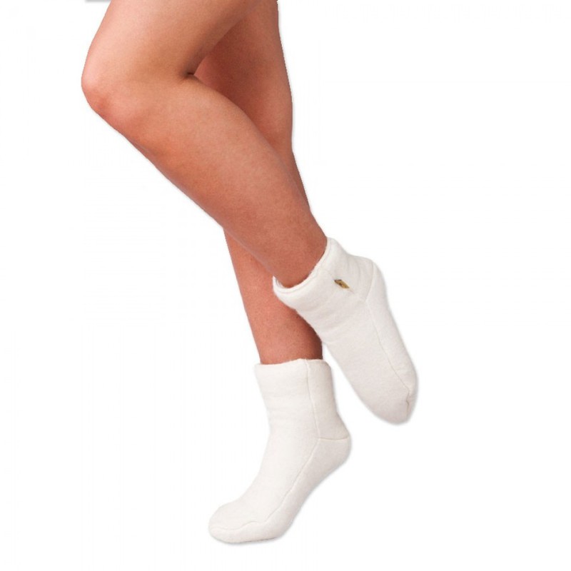 VÝROBKY Z OVČÍ VLNY - Ponožky vlněné - elastické Merino