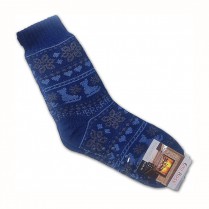 Spací ponožky modrá brusle
