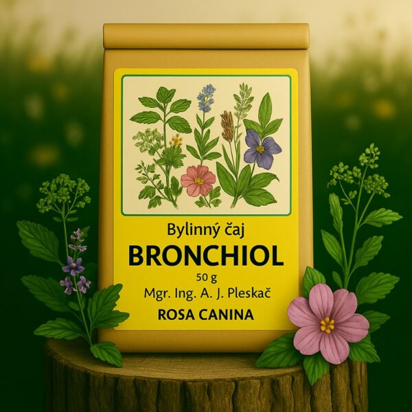 Bylinný Čaj Bronchiol – Pro Dýchací Cesty a Úlevu Při Kašli (50 g)