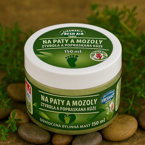 Bylinná Mast na Paty a Mozoly 150ml - Přírodní Péče pro Suchou a Poškozenou Pokožku