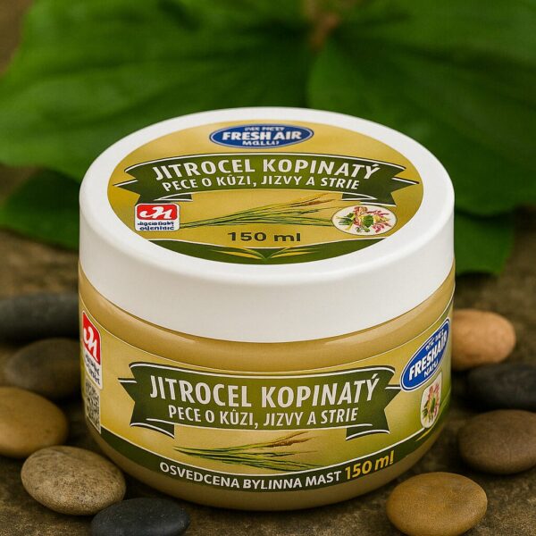 Bylinná mast Jitrocel kopinatý 150ml - Uklidnění a podpora hojení těžce se hojících ran