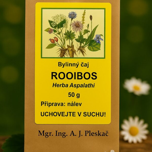 Bylinný Čaj Rooibos s Citronovou Trávou – Pohoda pro Tělo i Mysl (50 g)