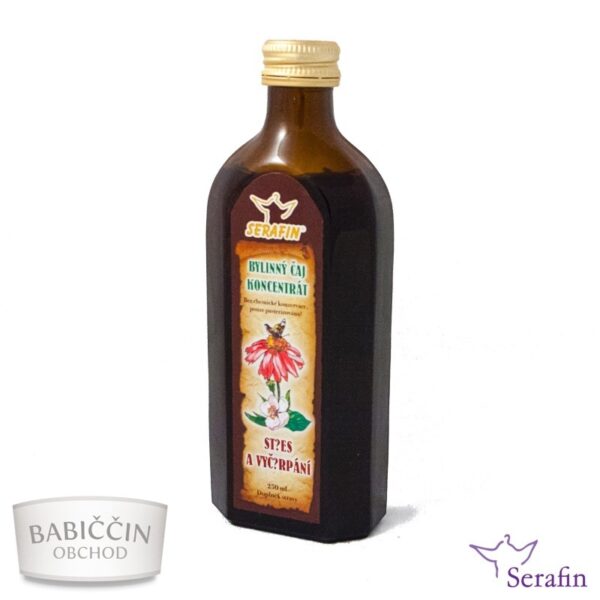 Stres a Vyčerpání – Bylinný Čajový Koncentrát 250 ml