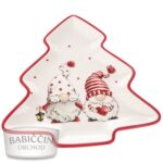 Keramický tácek strom - skřítci