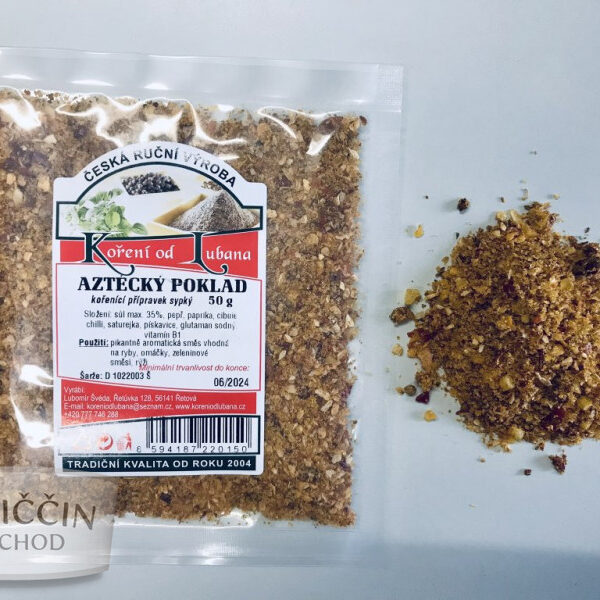Aztécký Poklad – Pikantní Směs pro Grilování, Pečení i Zeleninu (100 g)