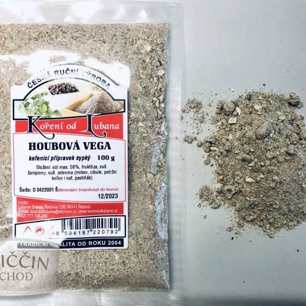 Houbová Vega – Zeleninové Dochucovadlo se Sušenými Žampiony (100 g)