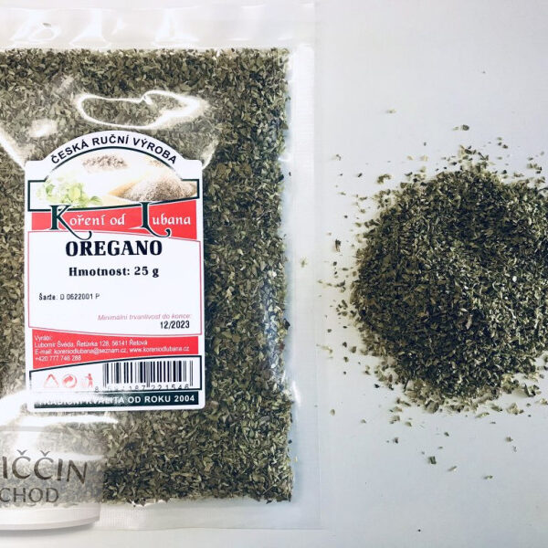 Oregano – Středomořská Bylinka pro Rajčata, Těstoviny i Maso (25 g)
