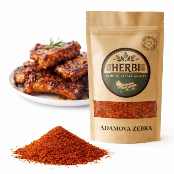 Adamova Žebra – pikantní směs s medem pro gril i pekáč (50 g)